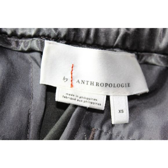 Anthropologie Sheer Satin Joggers Shiny Metallic Holiday XS - Picture 4 of 11